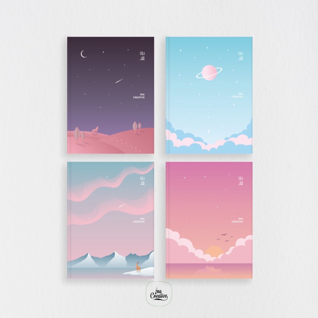 Notebook Butu tulis ukuran B6 Soft Cover (Ivory)