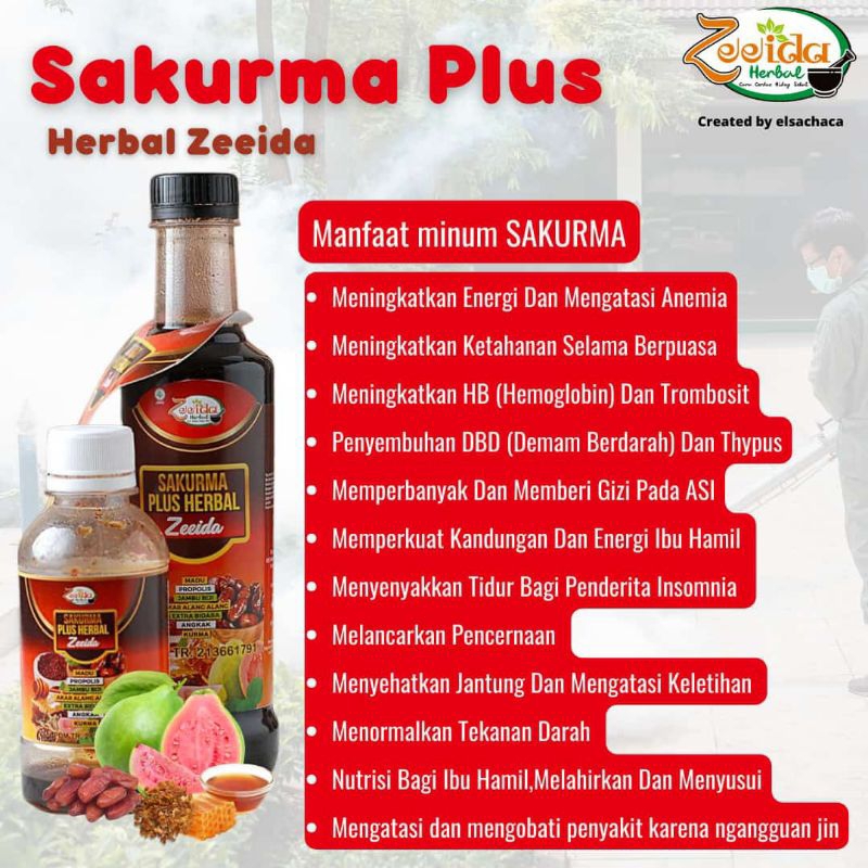

SAKURMA PLUS ANGKAK ZEEIDA 280gr dan 470gr