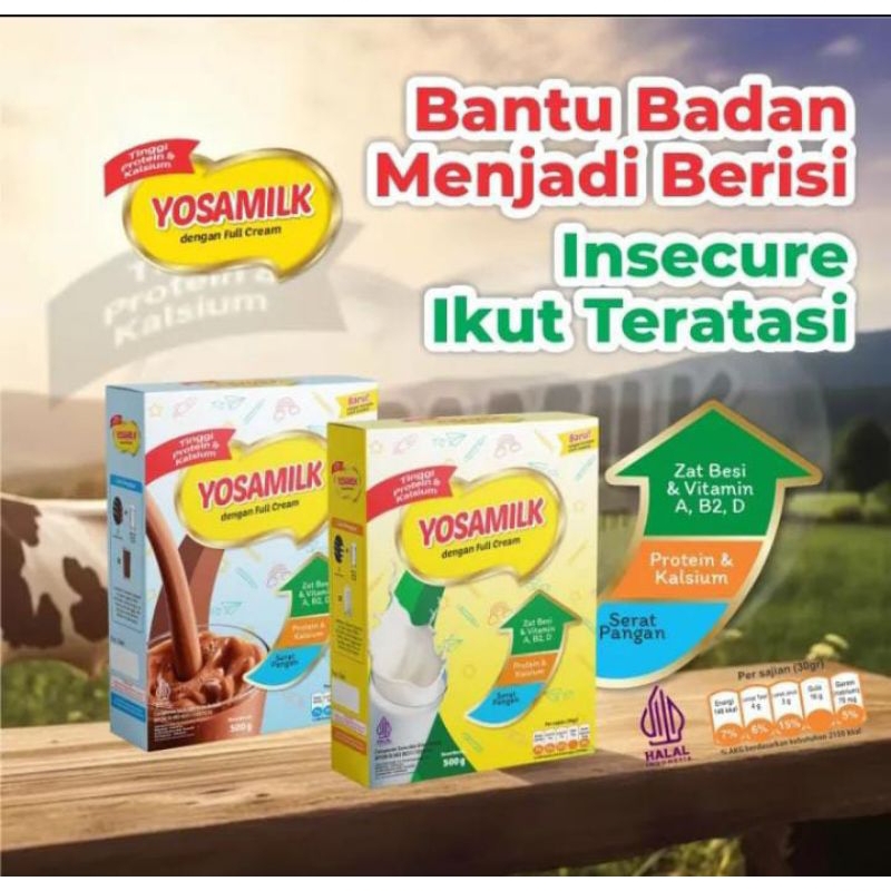 

YOSAMILK SUSU SAPI 500g ORIGINAL FULL CREAM 100% SOLUSI UNTUK MENGGEMUKKAN DAN MENAMBAH NAFSU MAKAN ANAK 500g