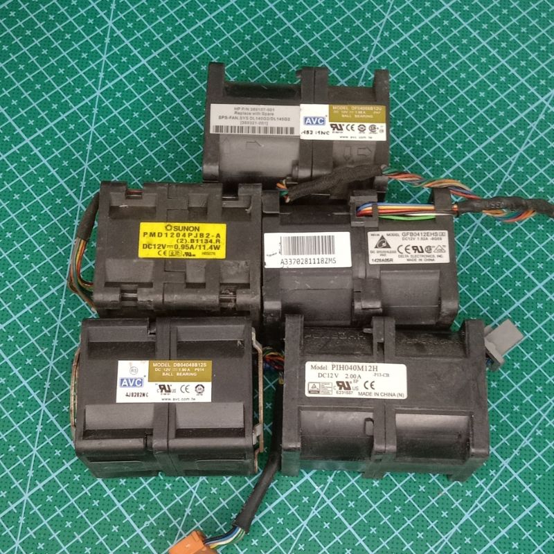 Kipas Fan Dc 12v 4x4cm dobel baling2 kipas fan high speed 4cm