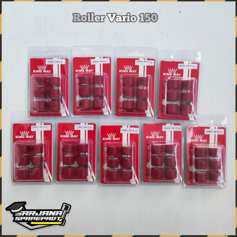 King Way Roller Roler Racing  8 9 10 11 12 13 14 15 16 Gram GR Motor Vario 125 150 PCX ADV 160 Genio