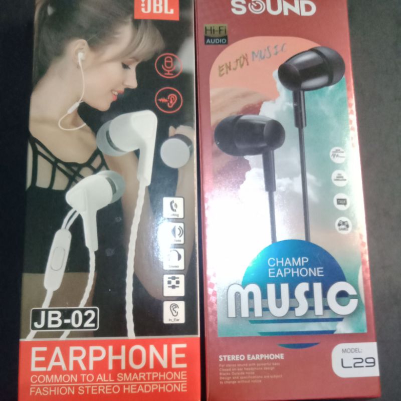 Headset Handsfree JBL JB 02 Headset Handsfree JBL JB 02