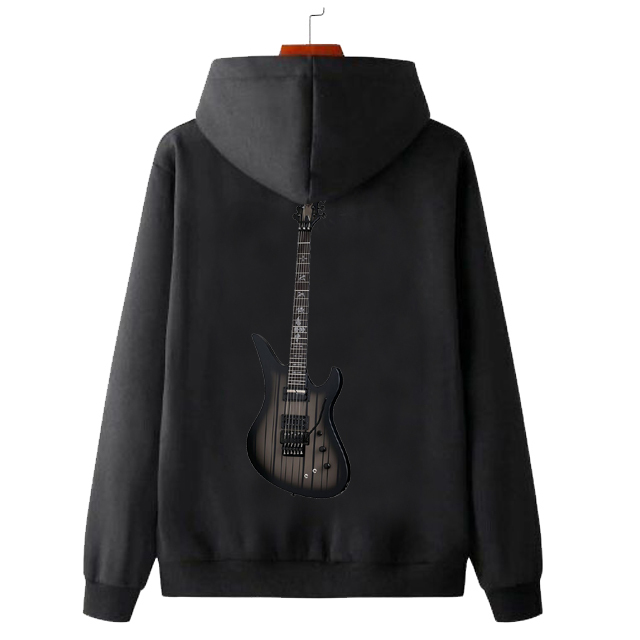 New Guitar Schecter Synyster Gates Hoodie Bahan Cotton Fleece