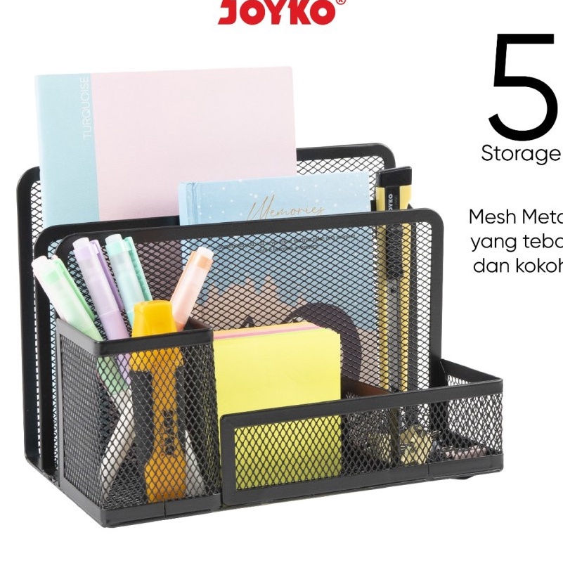 

Terlaris Desk Set JOYKO DS21Pen HolderTempat Alat Tulis JaringDeskset Besi
