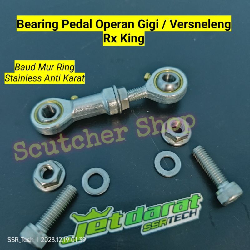 Bearing Pedal Operan Gigi Versneleng Rx King Set Baud Mur Ring Stainles