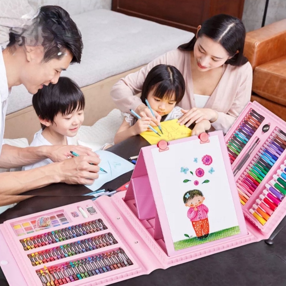 

el baru 28 Pcs Set Mewarnai SetPensil Crayon Alat Menggambar atau Mewarnai 7VI