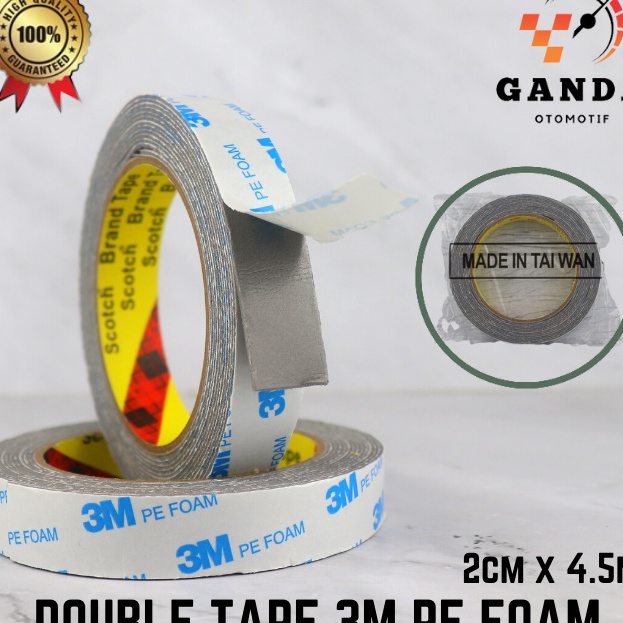 

Buruan Beli DOUE TAPE 3M BUSA PE FOAM TAPE 2 CM X 45 M PEREKAT MOBIL MOTOR