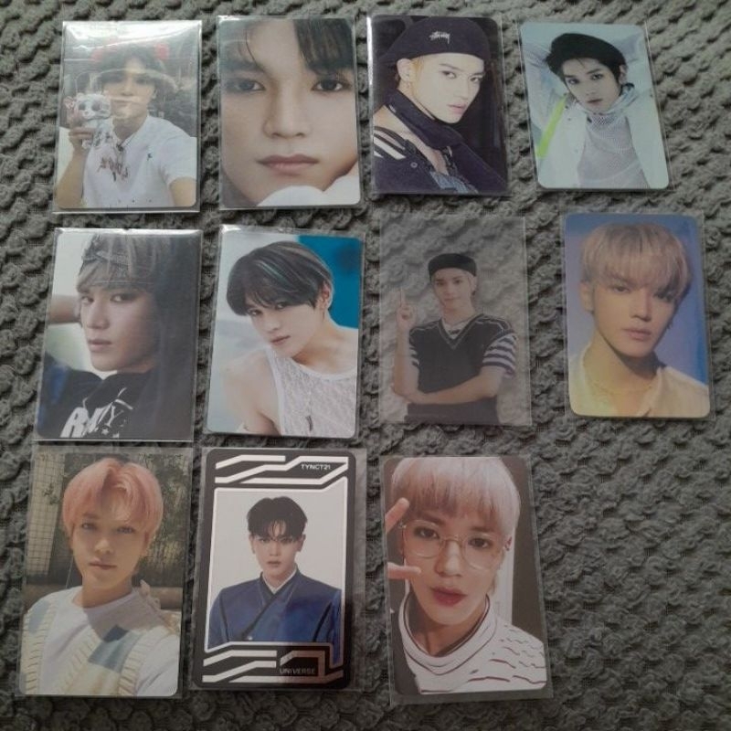 Photocard Official Taeyong dicon nct 127 anniversary sg 23 pob sg 23 clear card sg 23 universe concept card regulate