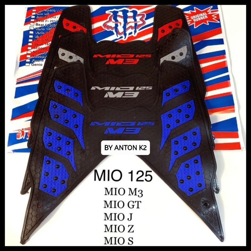 KESET KAKI MOTOR MIO M3/KARPET ALAS INJAKAN KAKI MOTOR MIO 125/MIO Z/MIO GT/MIO J/MIO S/MIO GEAR dll