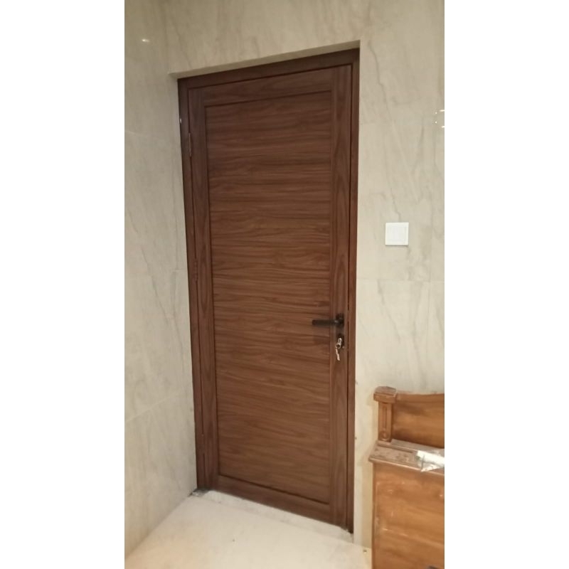 kusen pintu spanrel double aluminium serat kayu aesthetic