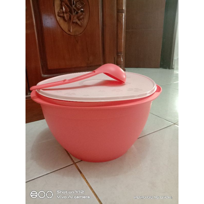 Jumbo Bowl Set 10L with Laddle, tupperware