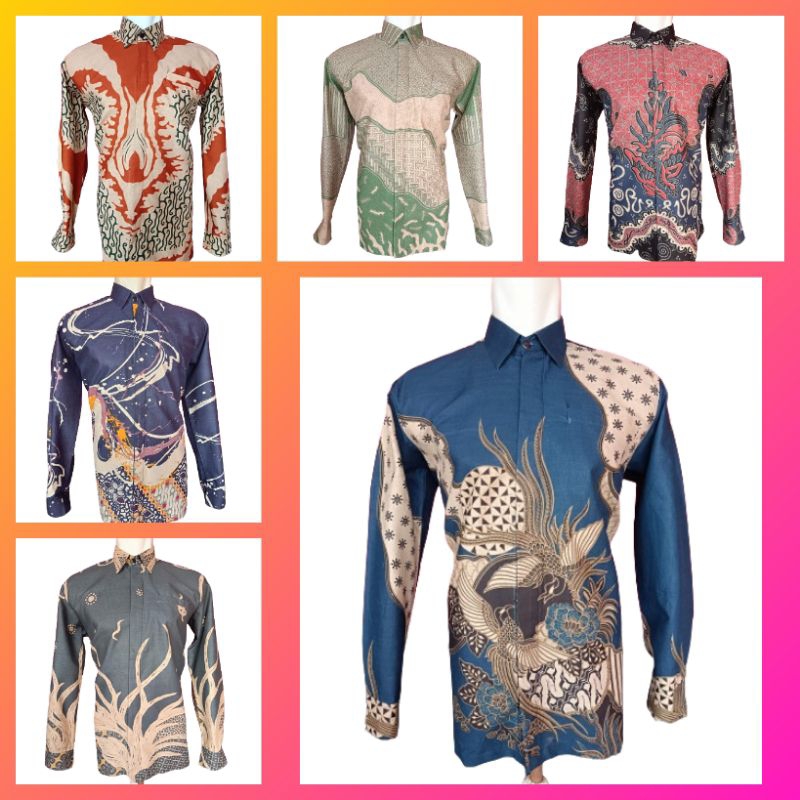 Batik Pria Premium Lengan Panjang Semi Jas Lapis Furing Full Trikod