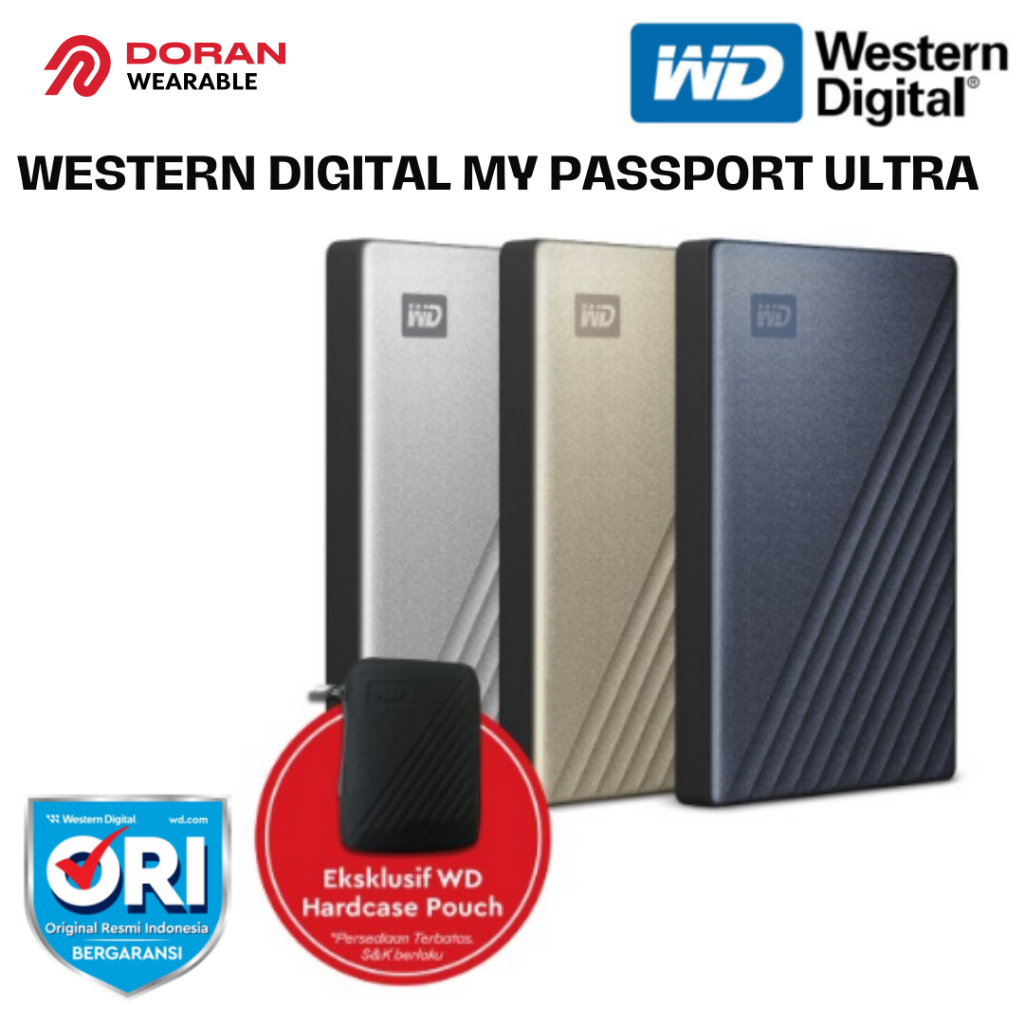 Western Digital My Passport Ultra Type C WD My Passport Ultra Type C - Garansi 3 Tahun