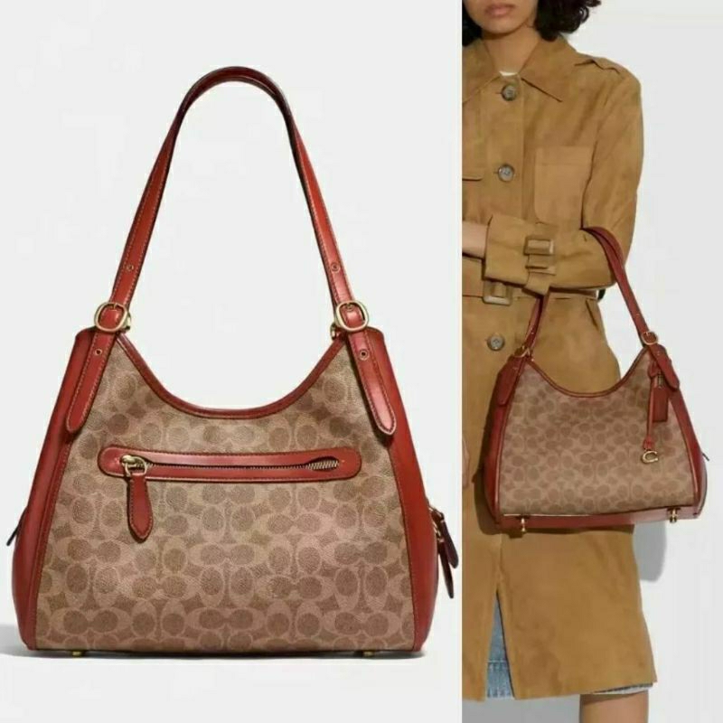 Co Lori Shoulder Bag Signature Canvas
