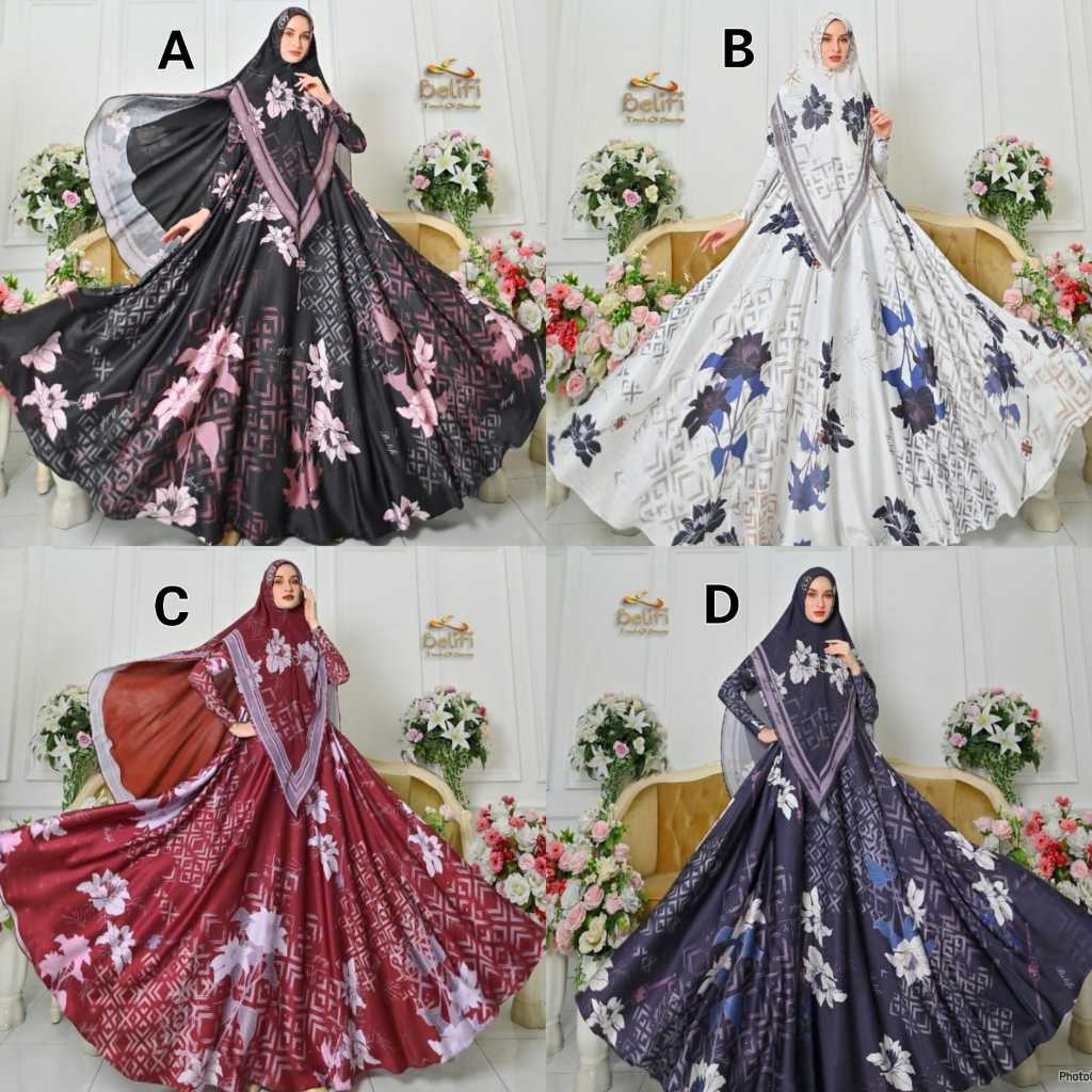 GAMIS SYAR'I BRANDED LEONY SYAR'I BY BELIFI