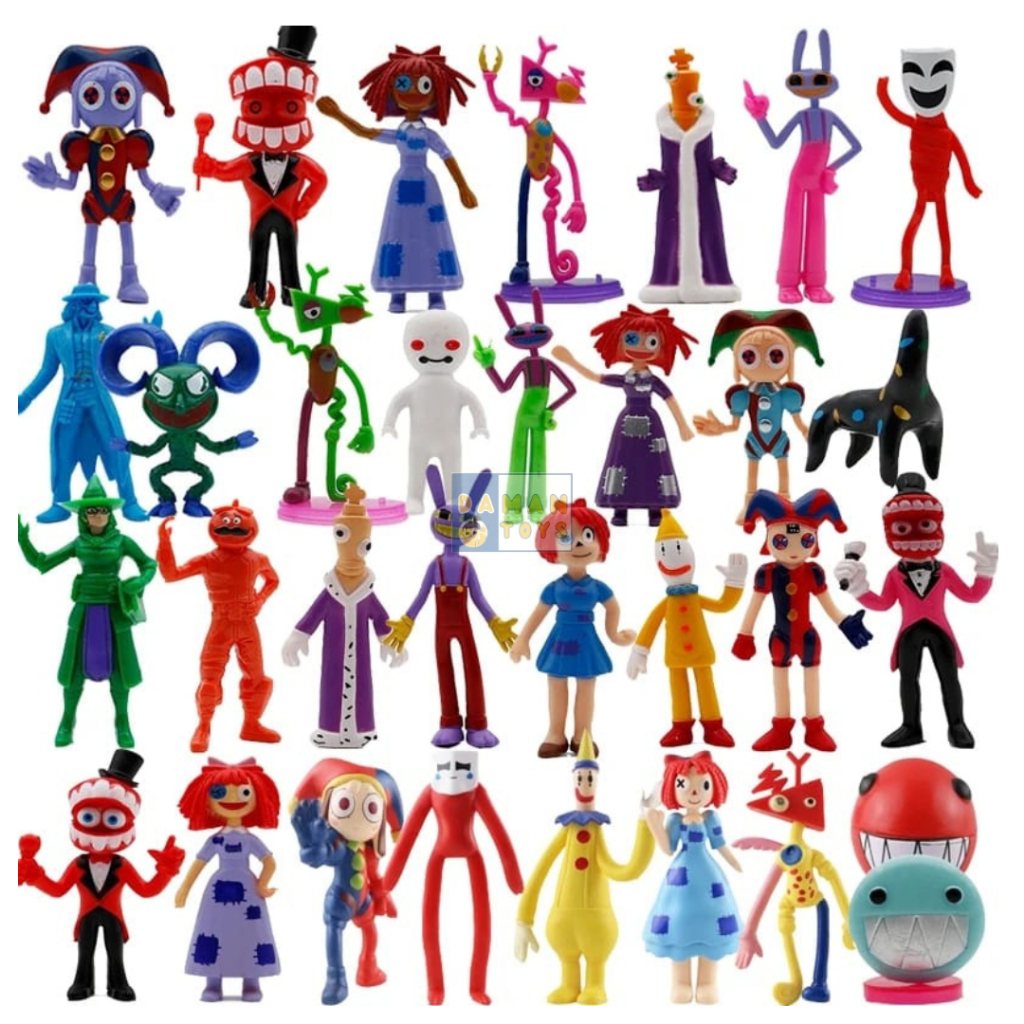 Action Figure Amazing Digital Circus Pomni Jax Gangle Caine Ragatha Kinger