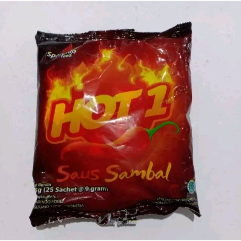 

HOT1 saus sambal stick 9gr 25pc