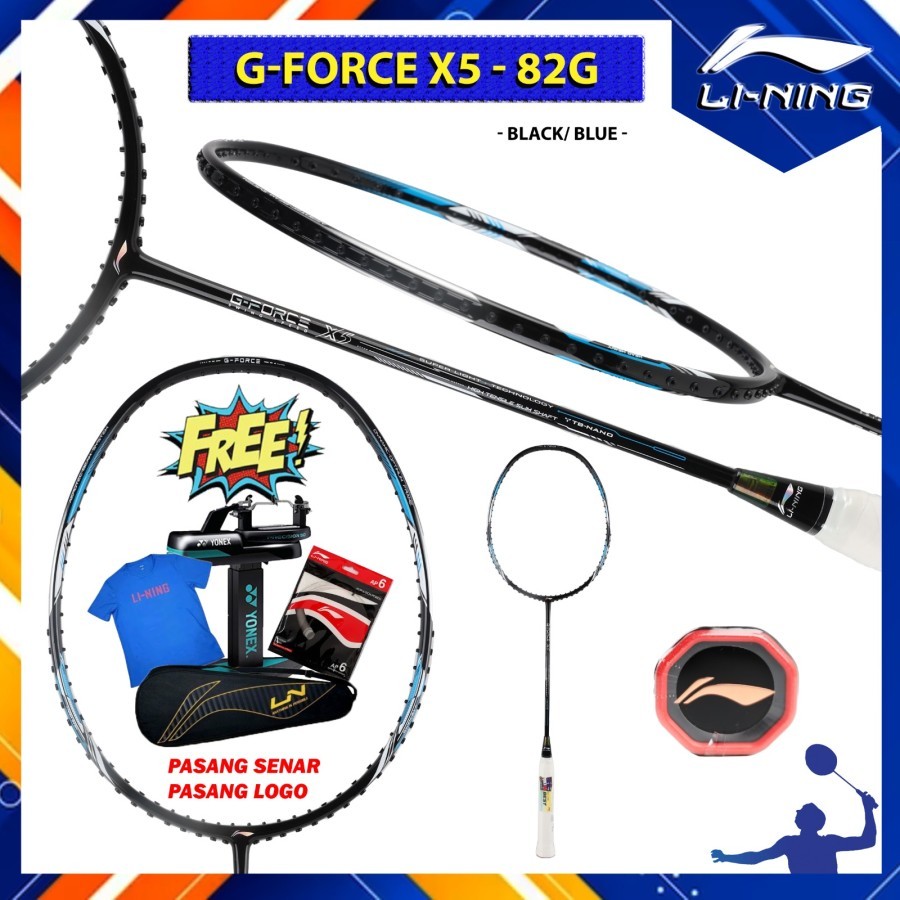 Raket Badminton Original Lining G Force X5 82G