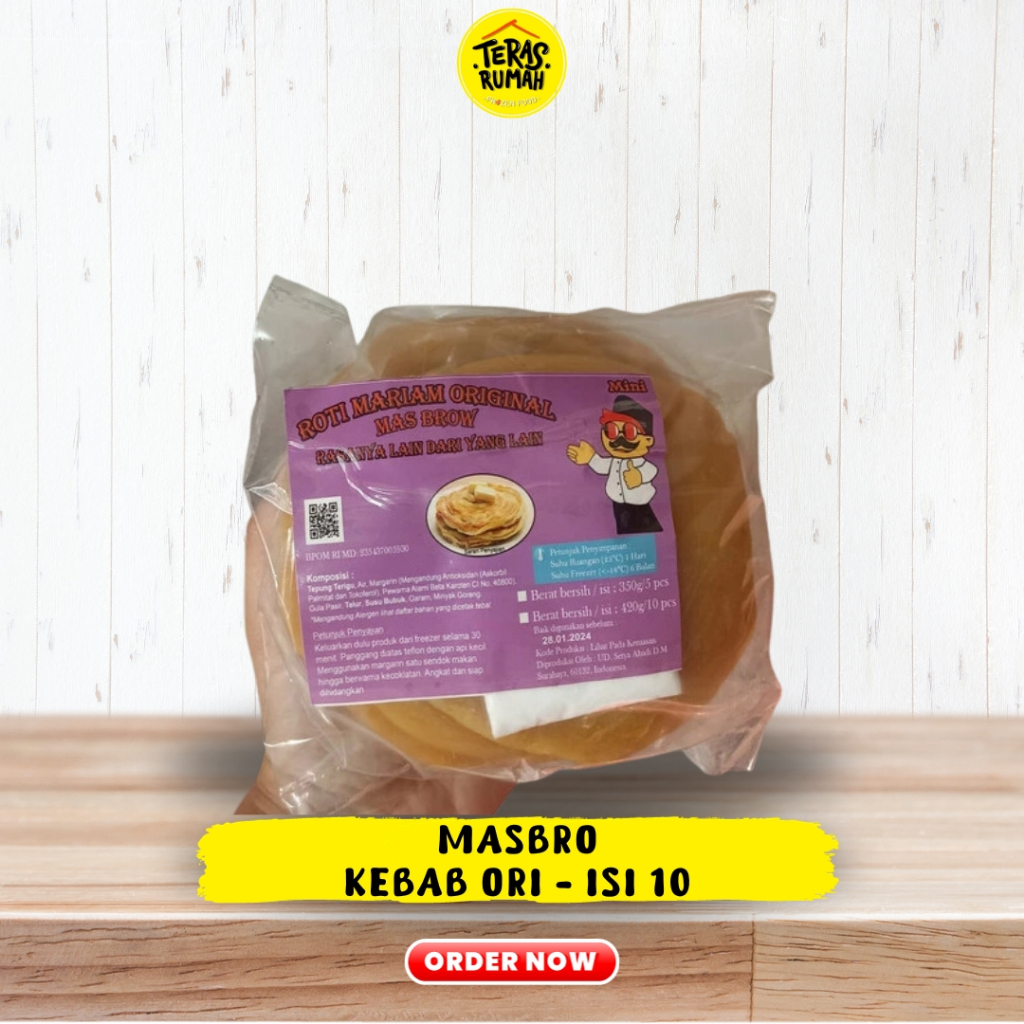 

MASBRO - ROTI MARYAM ORI & COKLAT ISI 10
