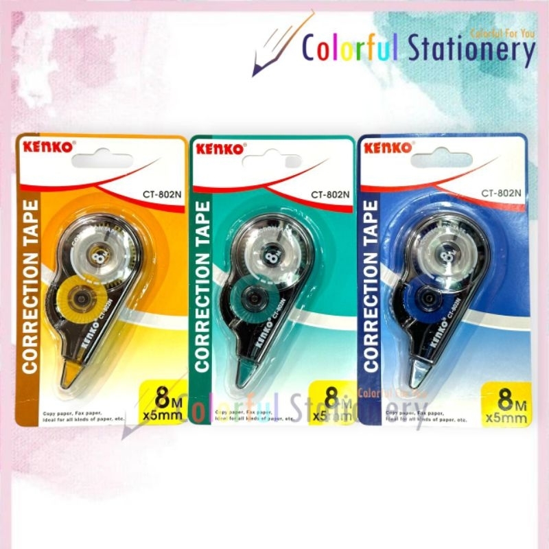 

Correction Tape / Tip X Kertas Kenko CT-802N