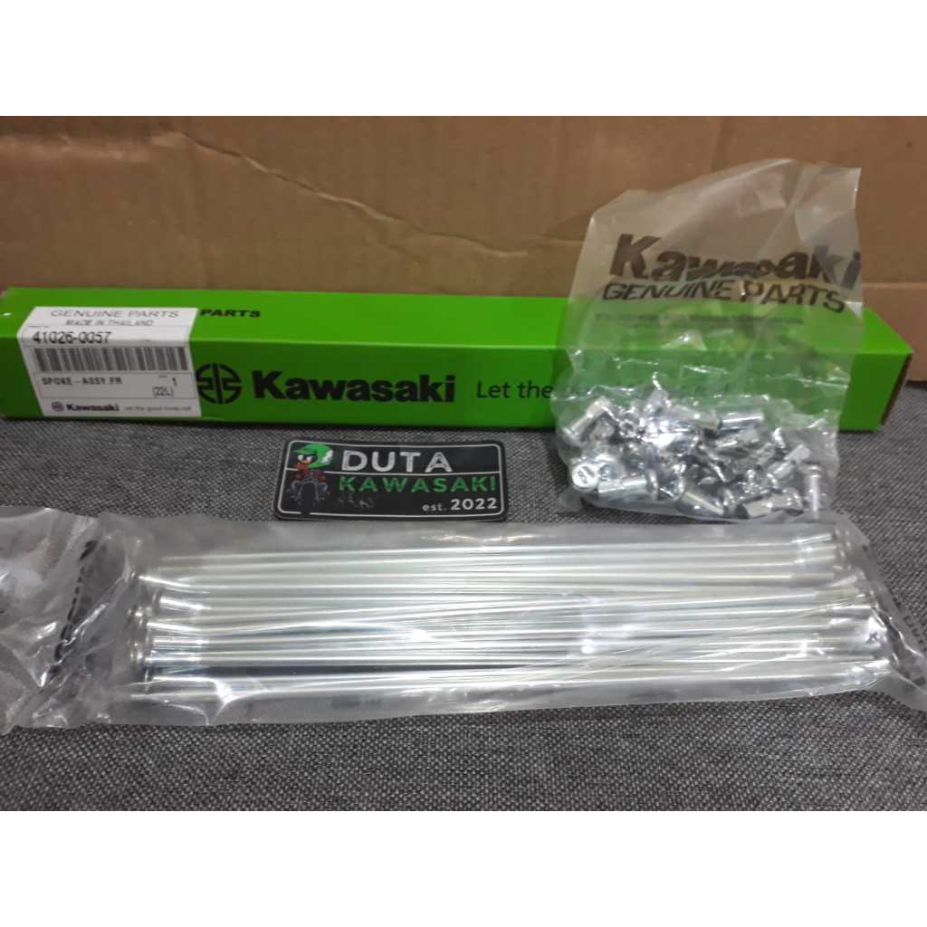 Jari Jari Ruji Depan Hole 28 Velg 19 Jari Ruji Lubang 28 Ring 19 KLX 150 Original Kawasaki 41026-005