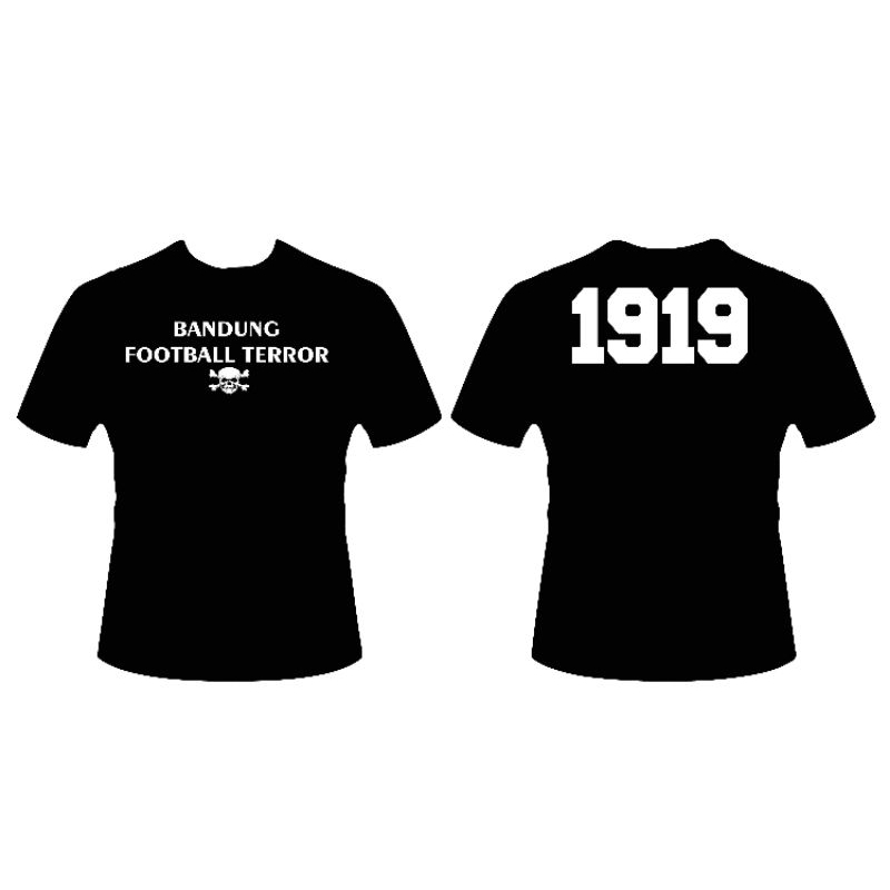 KSK KAOS T-SHIRT BANDUNG FOOTBALL TERROR 1919 / BAJU PERSIB BANDUNG TERBARU