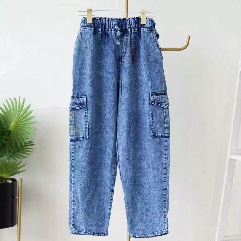Baggy Jeans Cargo Wanita Celana Baggy Cargo Cargo Jeans Wanita celana jins wanita baggy pants jeans 