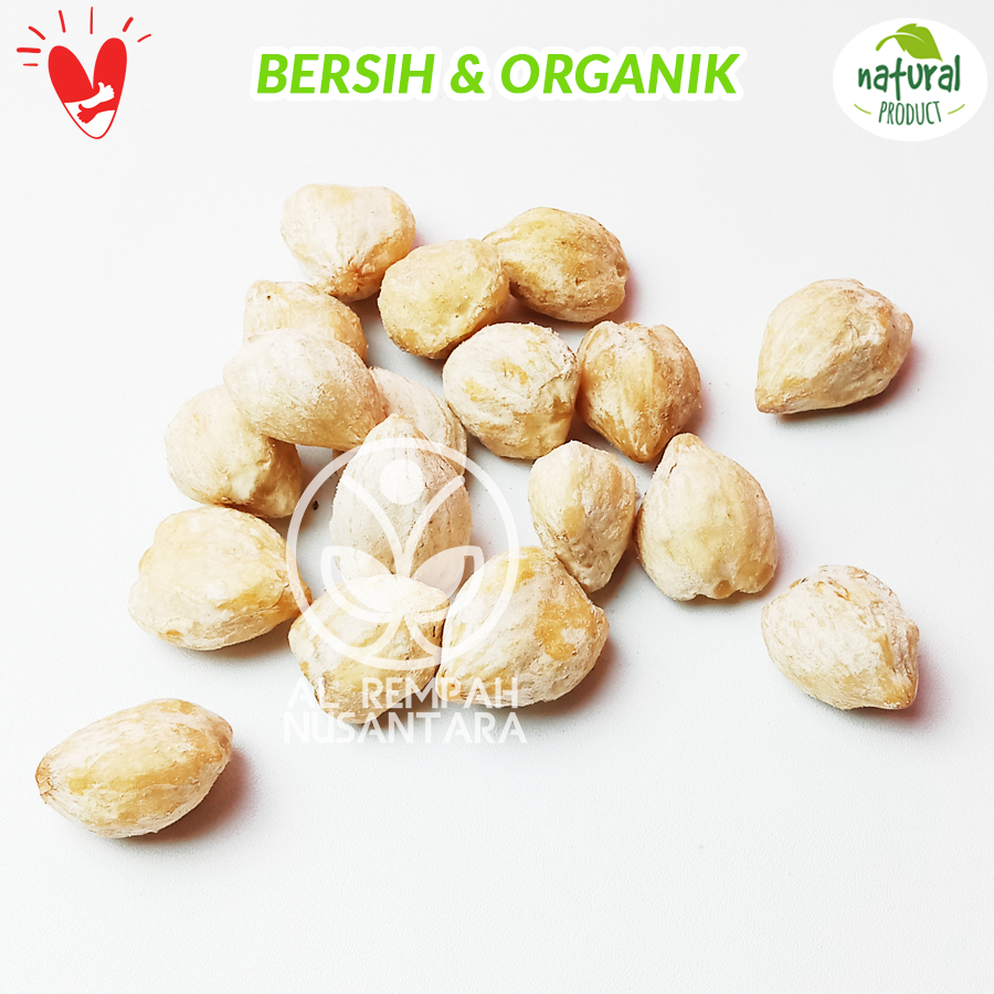 

Kemiri Bulat 50gr Super Grade A