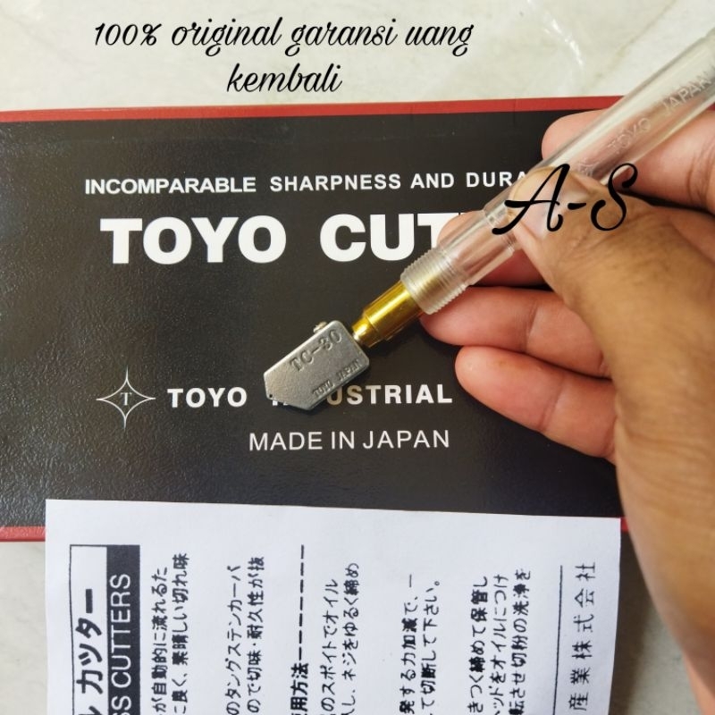 

Original Glass Cutter Toyo TC 30 Pisau Kaca Alat Pemotong Kaca Toyo Japan TC30