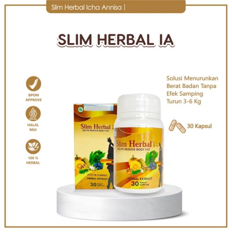 SLIM HERBAL BY IA (BPOM) 100%ORI