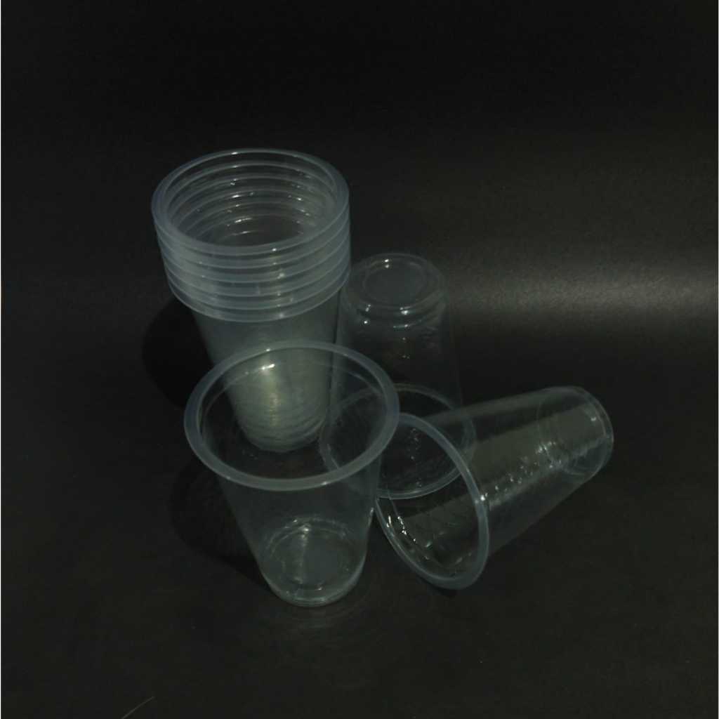 gelas cup plastik aqua gelas/plastic cup 220ml