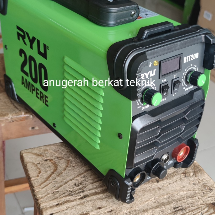 MESIN LAS RYU 2 FUNGSI STAINLESS DAN BESI 200 A ARGON TIG DAN MMA