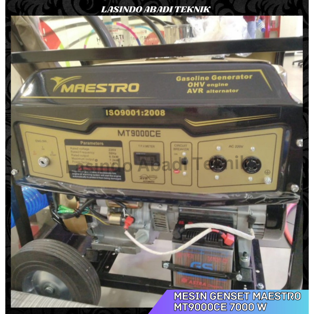 Genset MAESTRO MT9000CE 7000Watt Double Stater / Generator MT 9000 CE