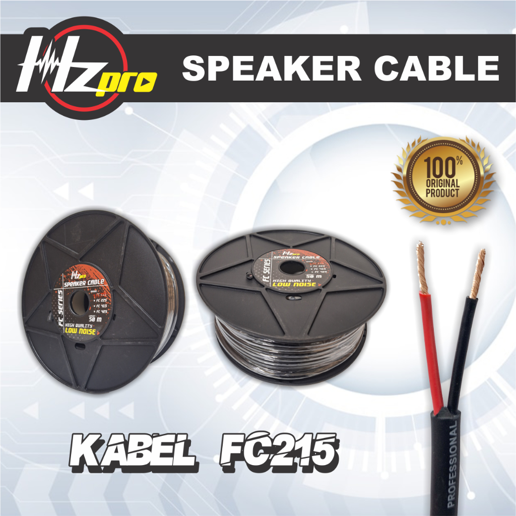 KABEL SPEAKER HZ PRO FC215 (2*15mm) ORIGINAL