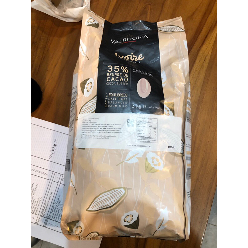 

Valrhona IVOIRE WHITE CHOCOLATE 35%, ED Feb/24