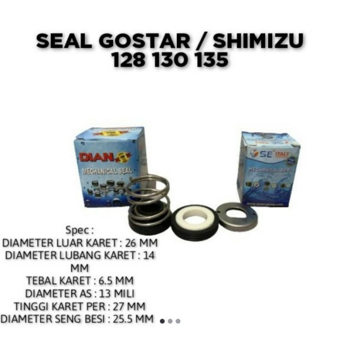 SEAL SHIMIZU ps128 121-125-128-130-135 / SIL SHIMIZU POMPA AIR