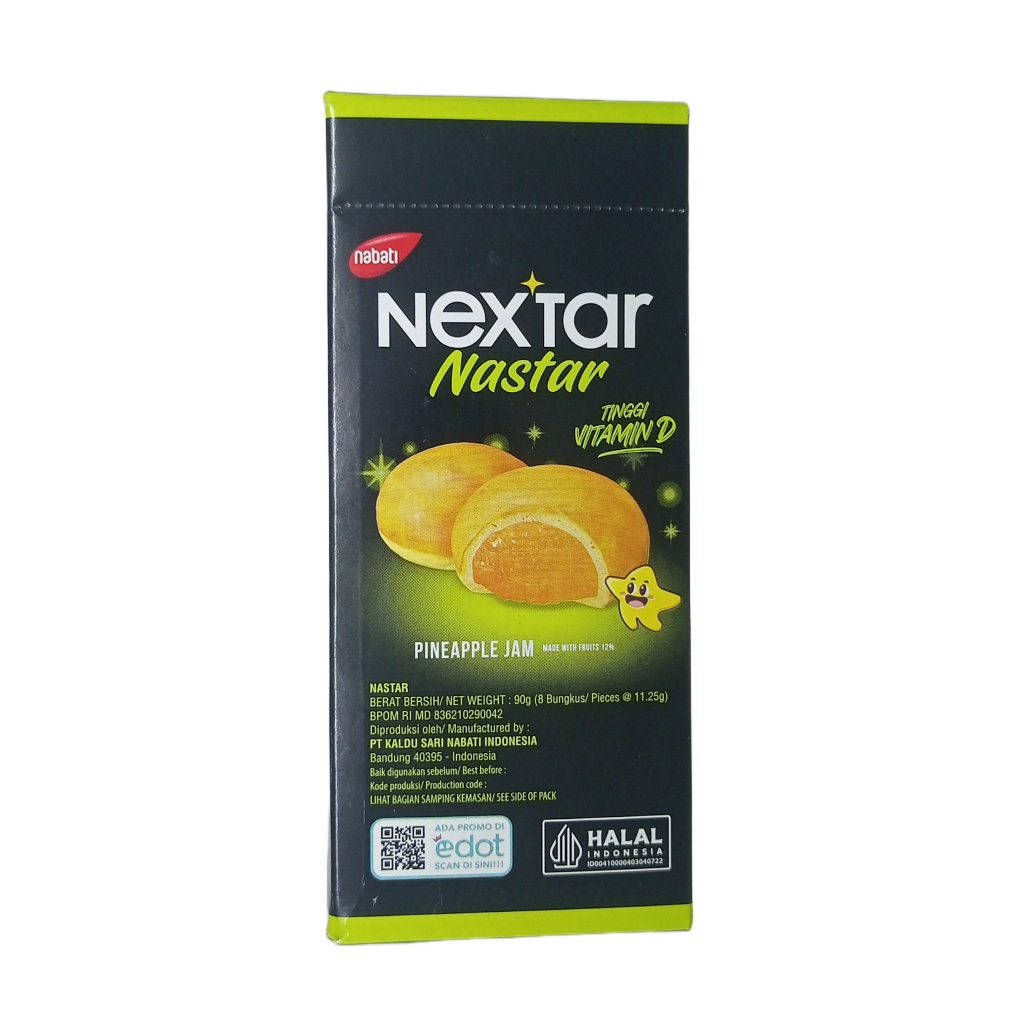 

Nastar Nabati Nextar Pineapple Jam Net Weight : 90 g