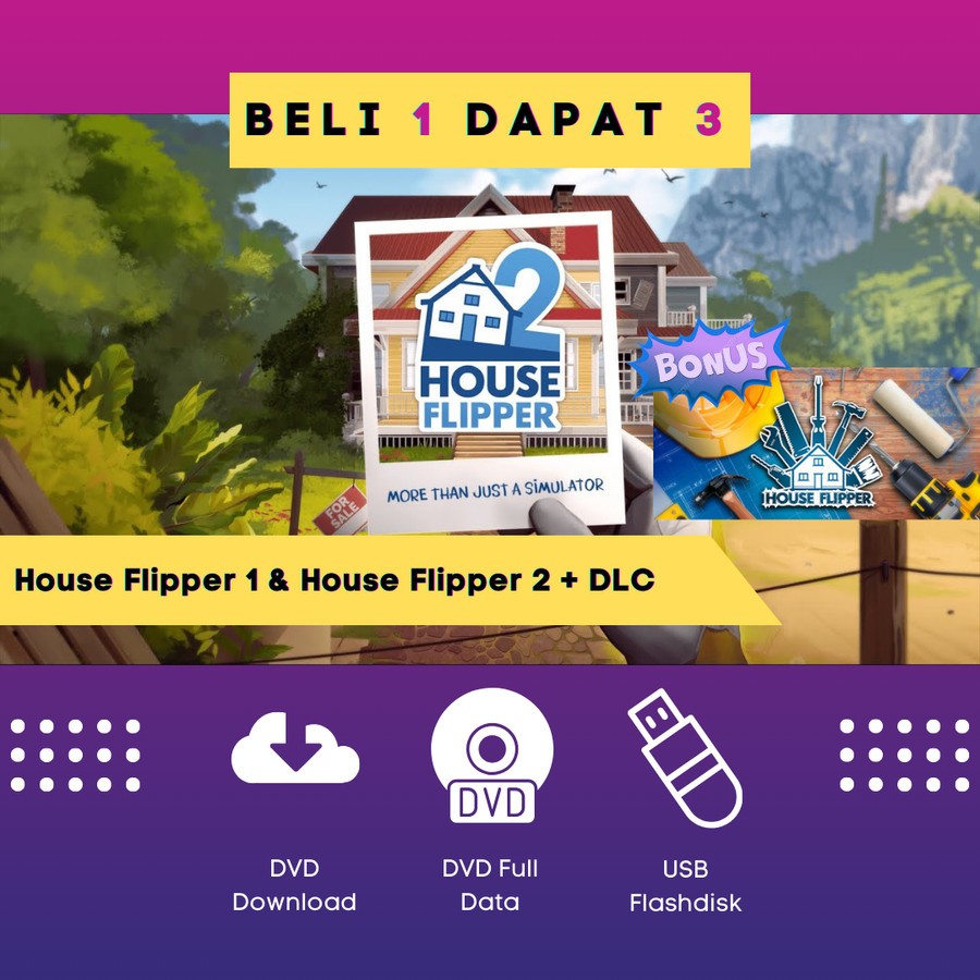 House Flipper 2 + DLC & House Flipper 1 | Game PC Original