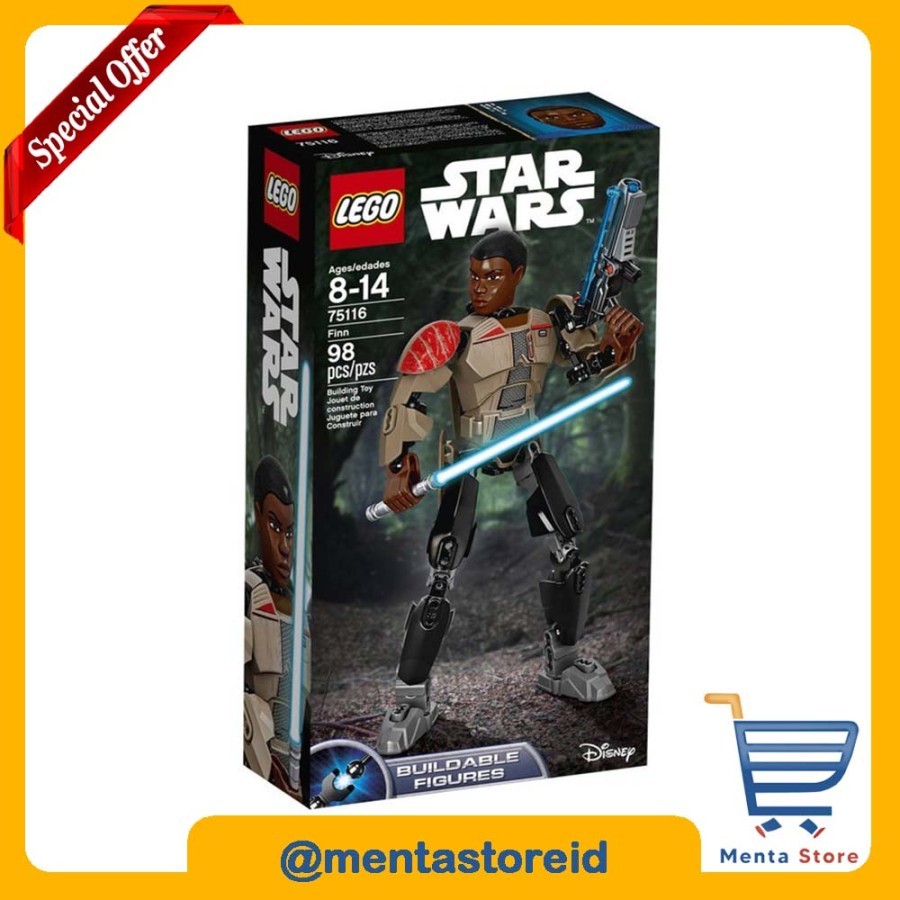 LEGO Star Wars 75116 Finn Figure Disney Starwars Buildable Toys Ori