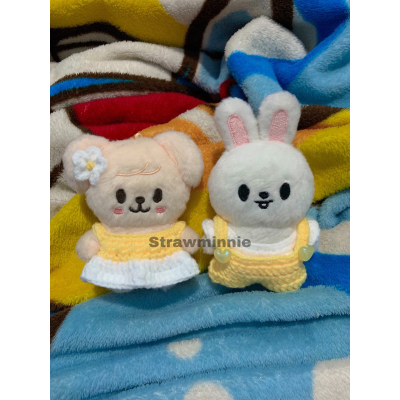 Baju rajut Skzoo Pilot Magic School (10cm) Crochet clothes Kpop doll