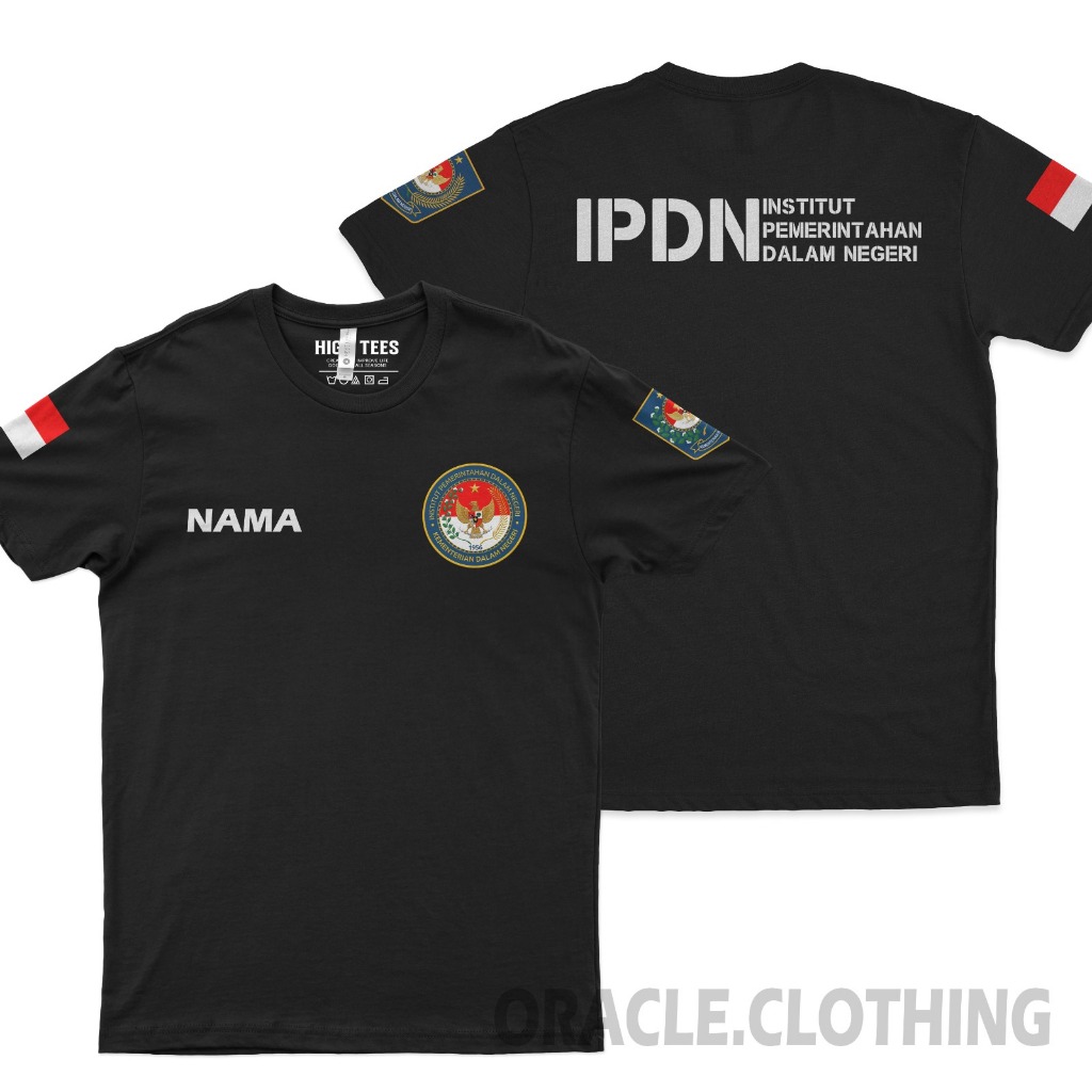 baju kaos ipdn Institut Pemerintahan Dalam Negeri T-shirt IPDN Cotton Combed 30S