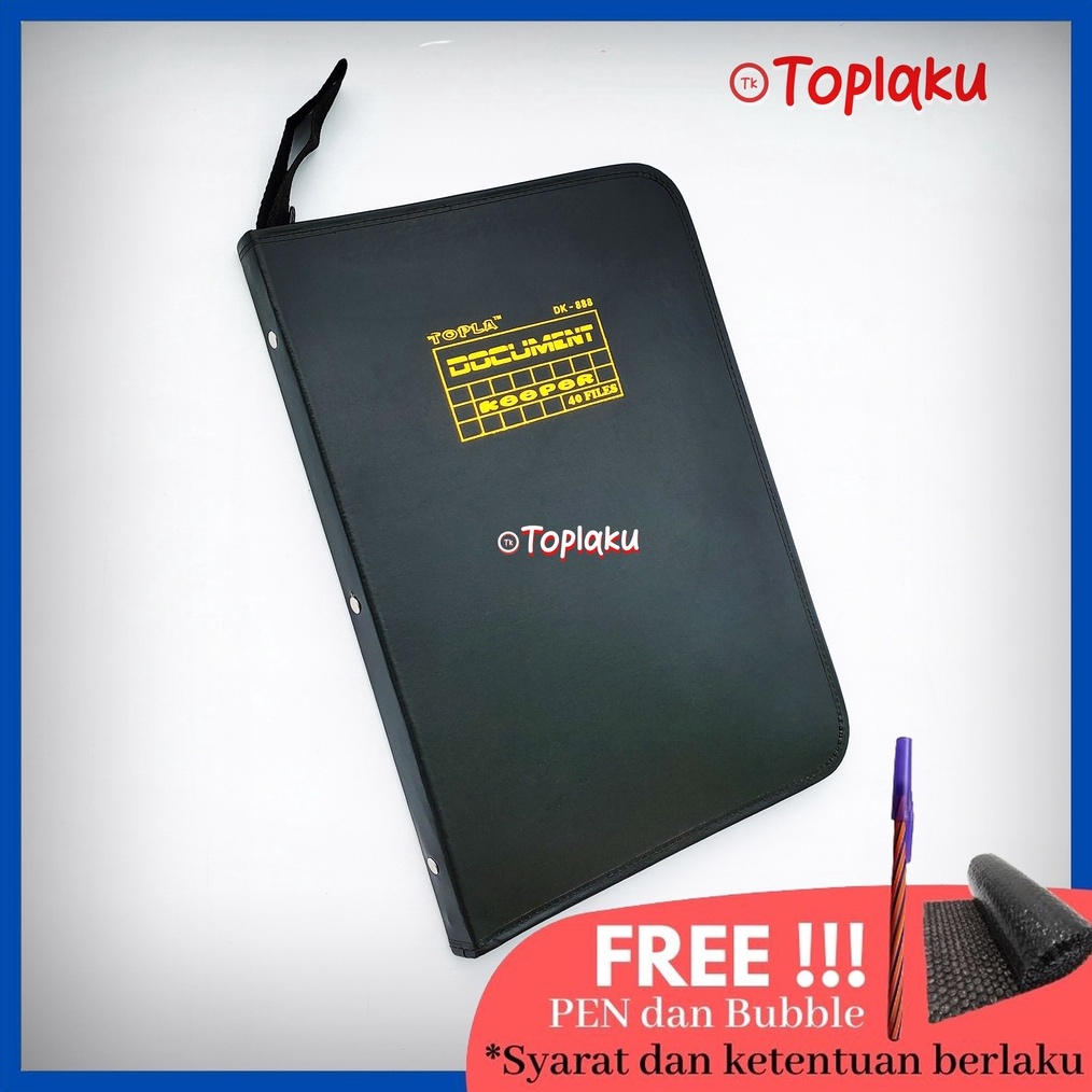 

FLASH SALE TOPLA Map Dokumen Keeper Resleting Anti Air Kulit 2 Tas File Sertifikat Document Keeper Ijazah File Folder Plastik Organizer Clear Holder gas