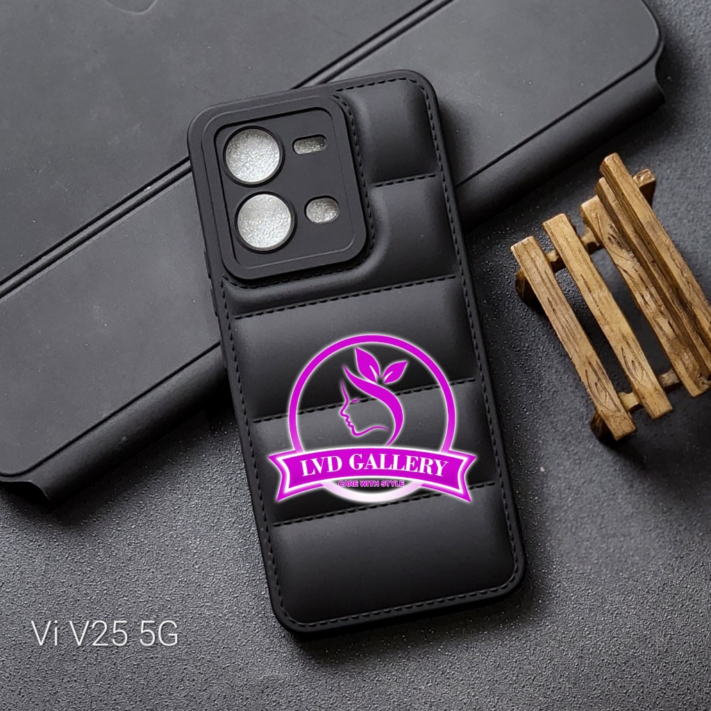 Vivo V25 5G Vivo V25 Pro SoftCase Pillow Macaron Black Case Bantal Vivo V25 5G Vivo V25 Pro