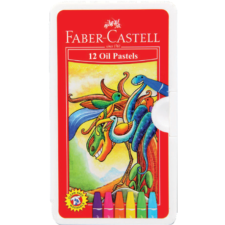 

Hexagonal Oil Pastel 12Plastic Bag F. Castell 120063ON