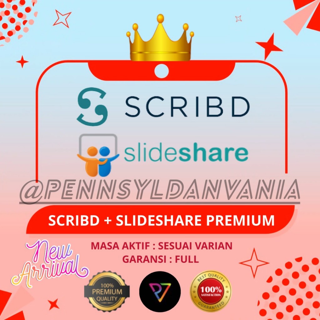 (promo) SlideShare + Scribd Lifetime Premium Akun