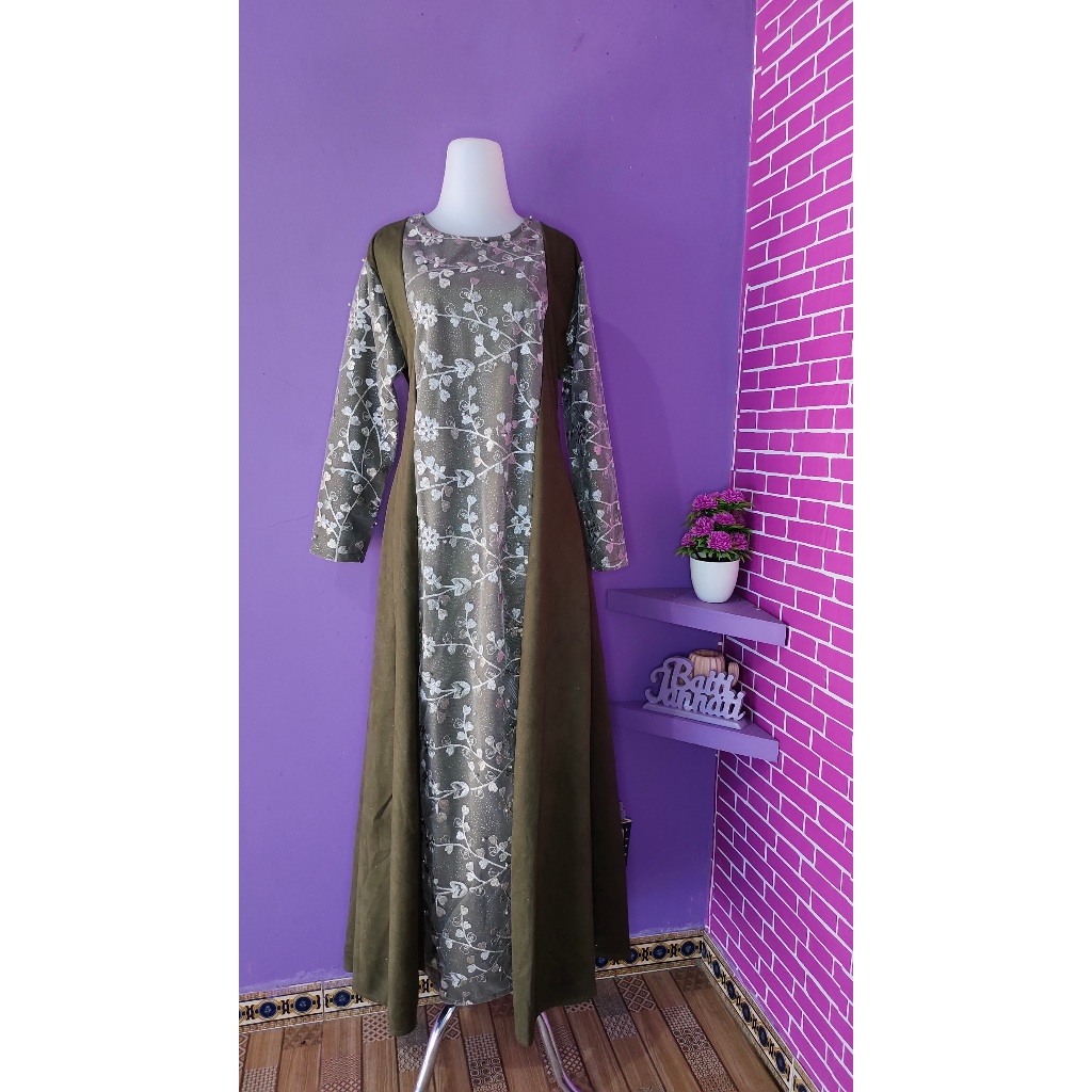 Dress Brukat Cordoray Army