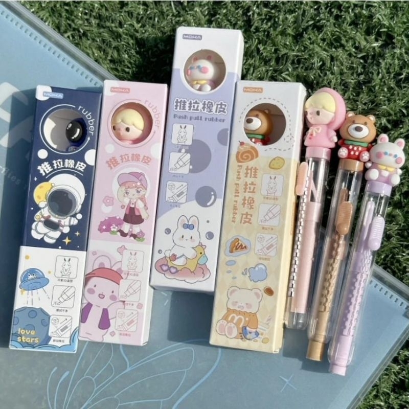 

Penghapus Mekanik Slide Untuk Pensil Karakter Boneka Kartun Cute