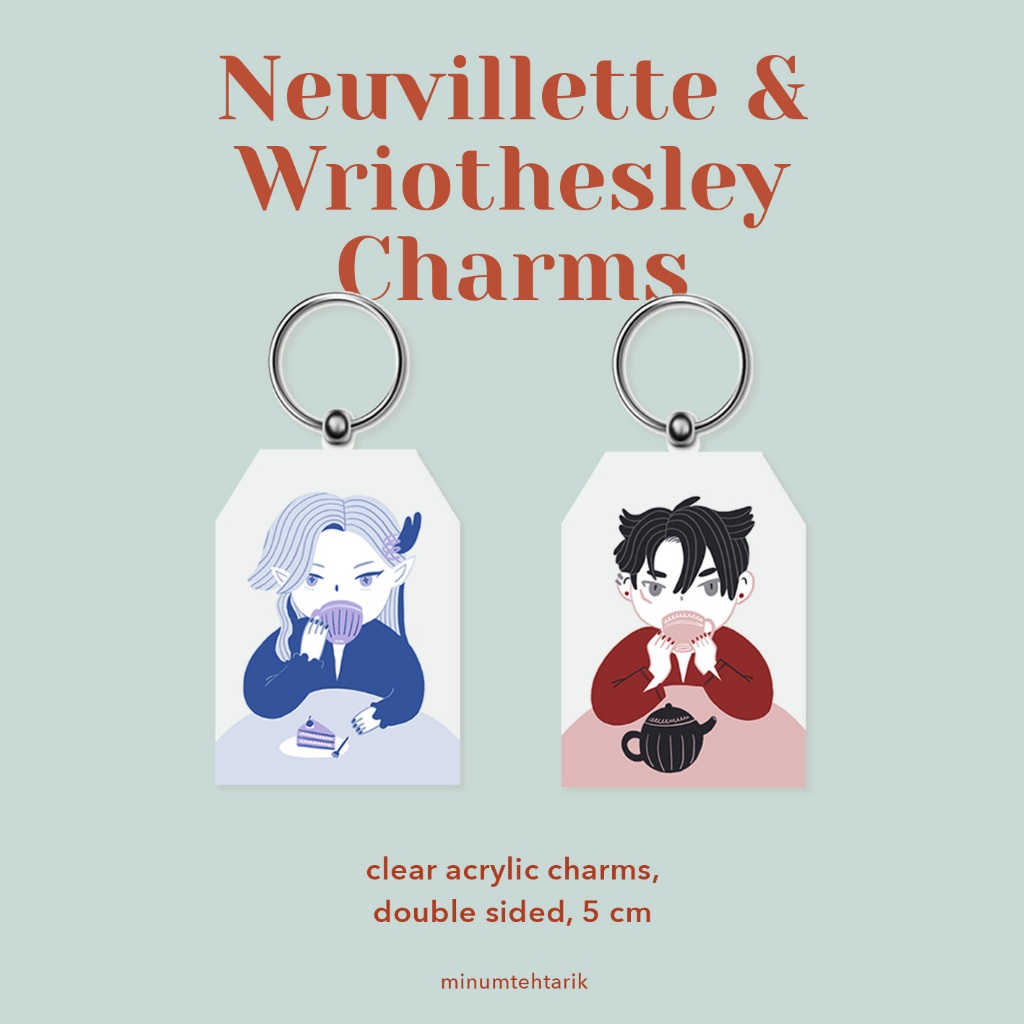Neuvillette & Wriothesley Charms