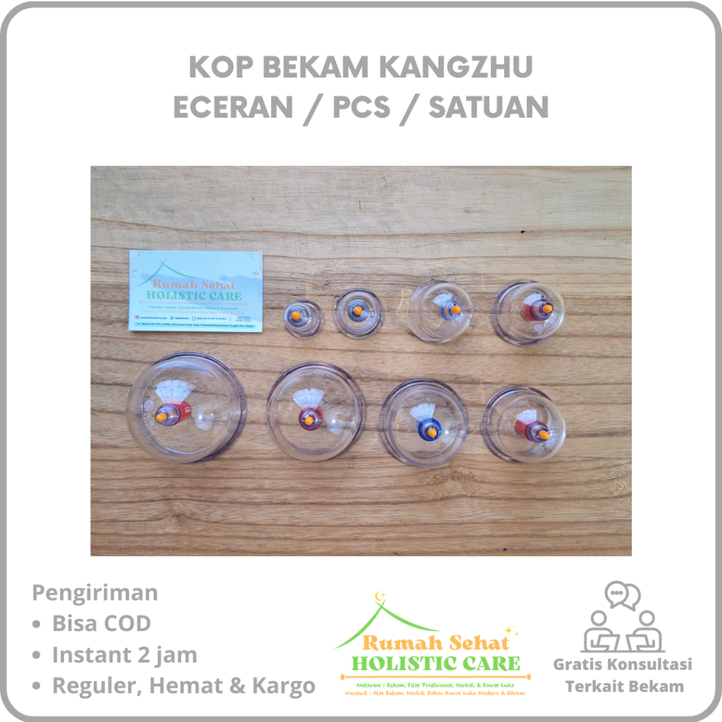 Kop Bekam Kangzhu Original Eceran / Satuan / Aksesoris alat bekam