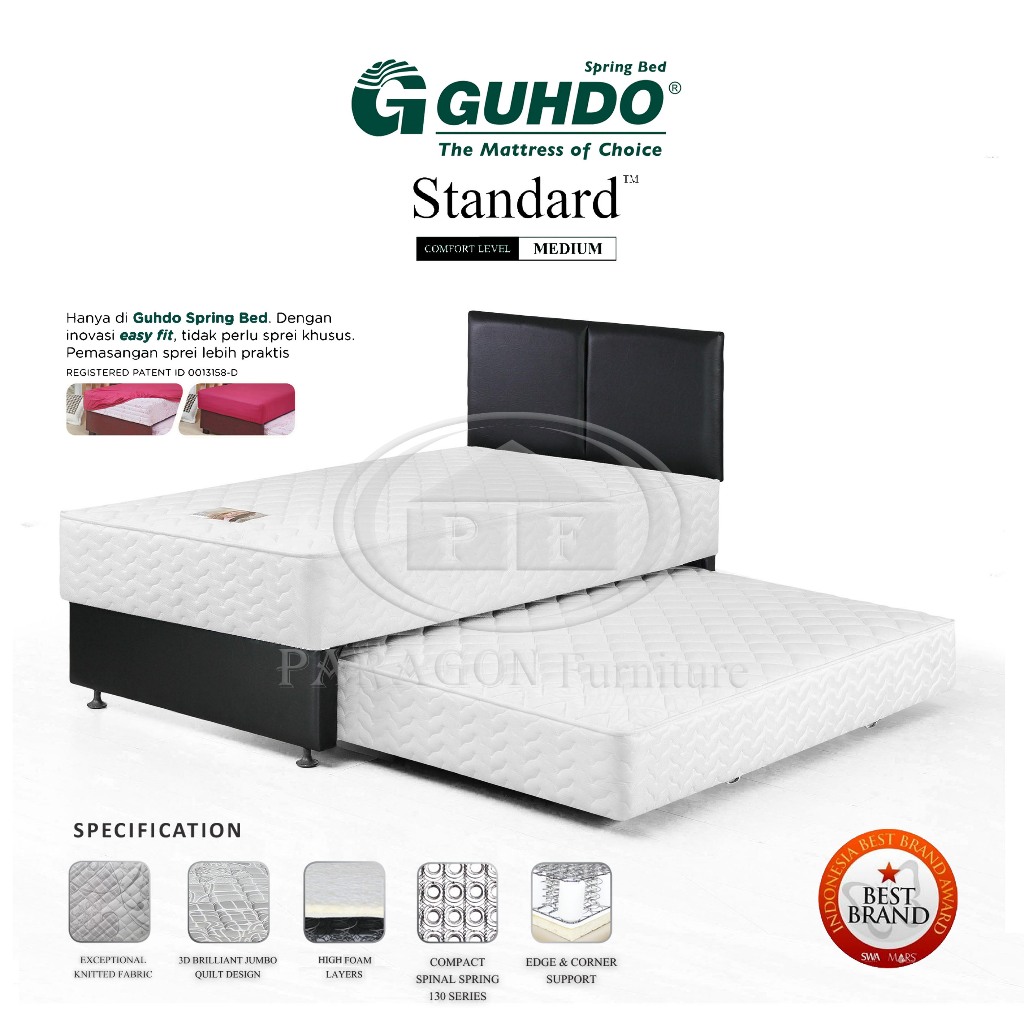 Guhdo Spring bed 2in1 Standard 090x200 HB Atlantic - Spring bed